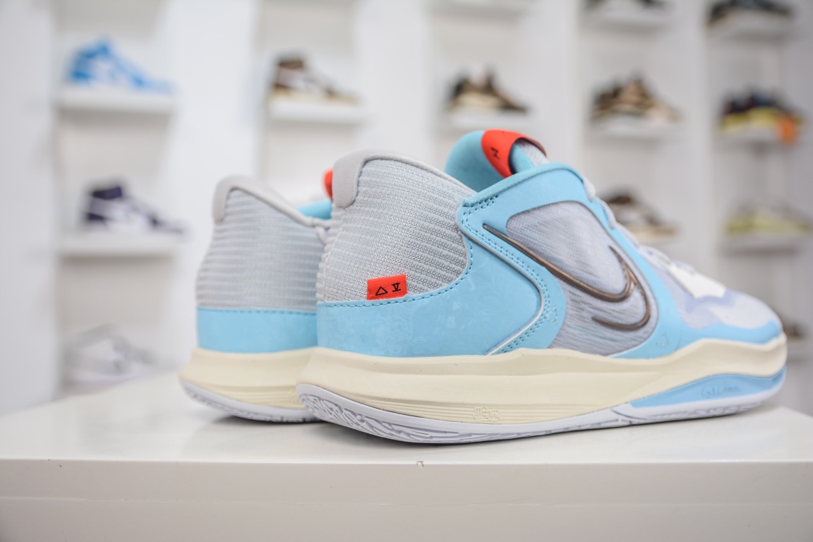 290 纯原KYRIE LOW 5 欧文低帮5代实战篮球鞋 灰蓝 DJ6012-003