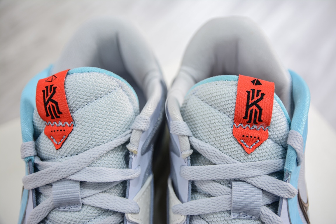 290 纯原KYRIE LOW 5 欧文低帮5代实战篮球鞋 灰蓝 DJ6012-003