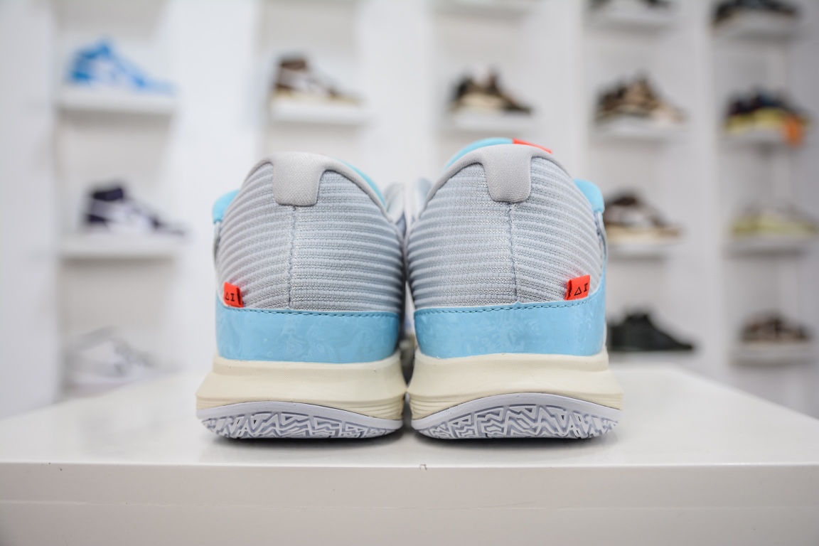 290 纯原KYRIE LOW 5 欧文低帮5代实战篮球鞋 灰蓝 DJ6012-003