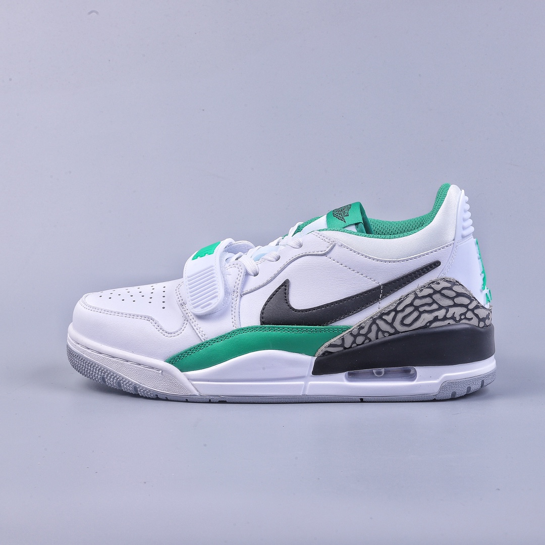 240 Air Jordan Legacy 312 low 白黑绿 FN3407-101