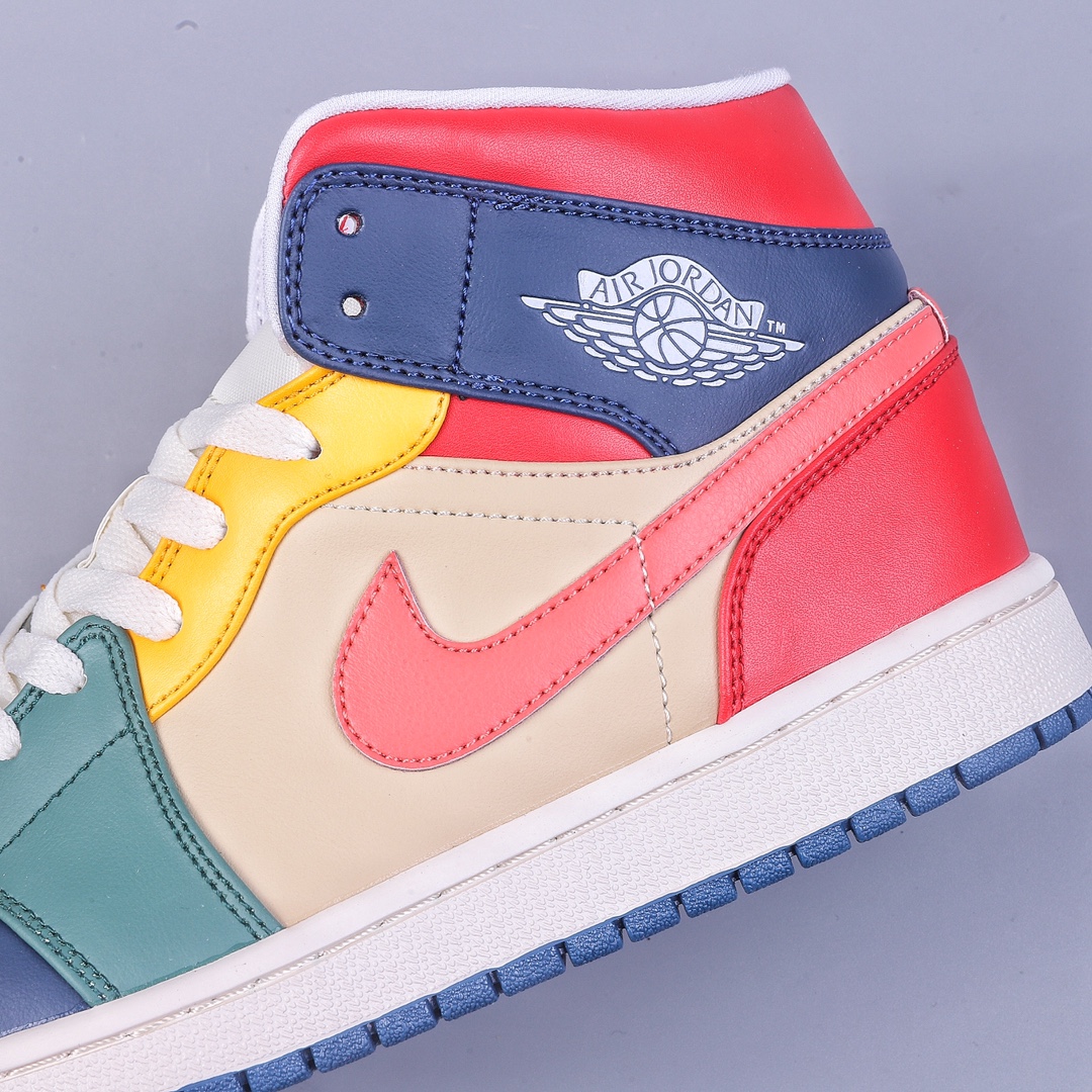240 Air Jordan 1 Mid 蓝粉红 中帮系列 DN3738-400