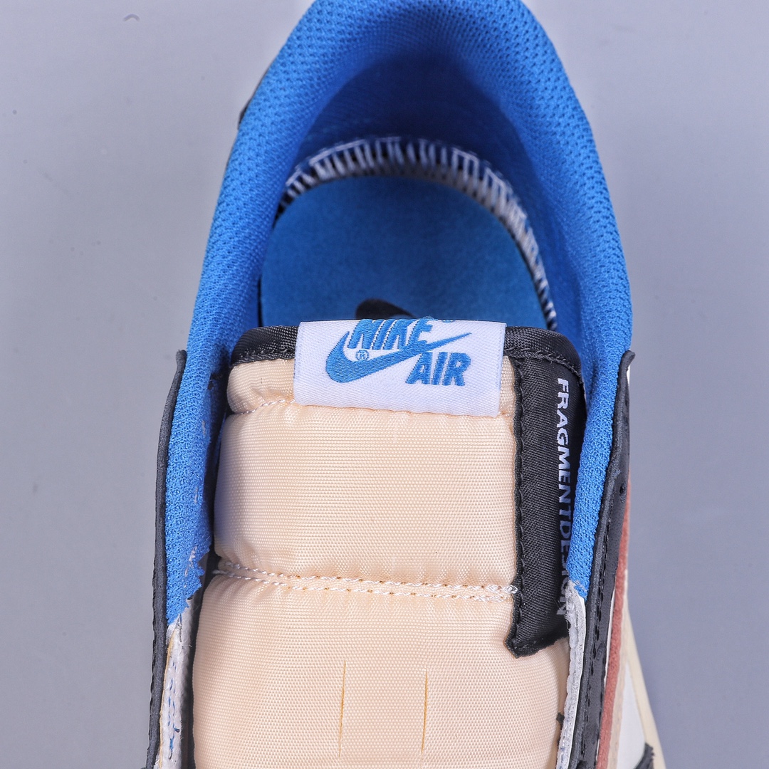 260 LL版Travis Scott x Fragment x Air Jordan AJ1 Low OG SP 三方联名闪电倒钩低帮 DM7866-140