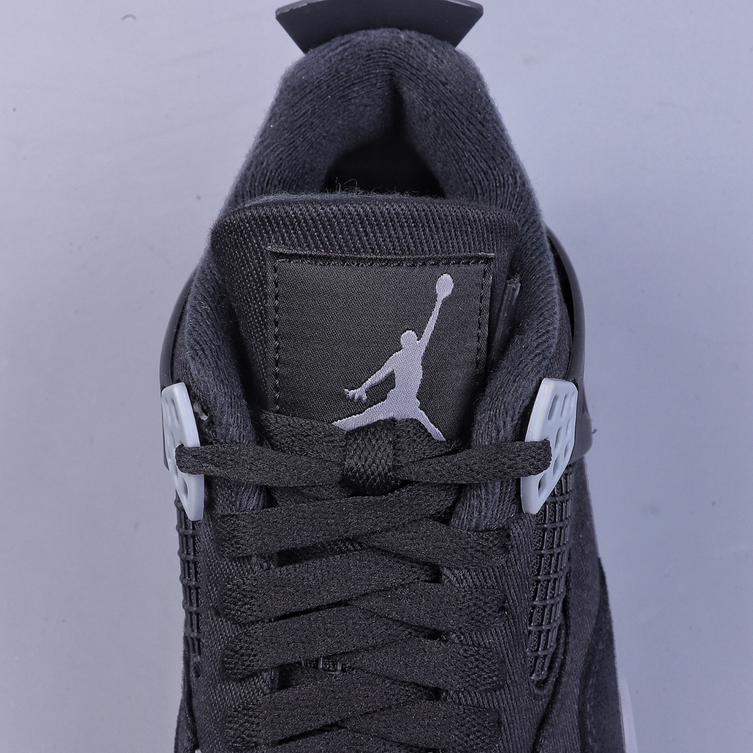 320 神版Air Jordan 4 Retro ”Black Canvas” 黑帆布 DH7138-006