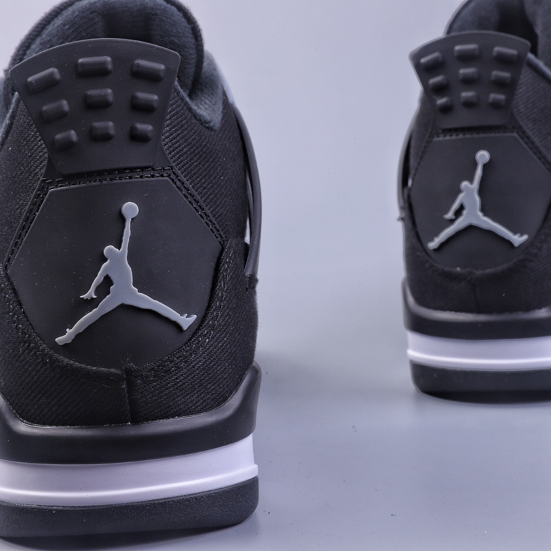 320 神版Air Jordan 4 Retro ”Black Canvas” 黑帆布 DH7138-006