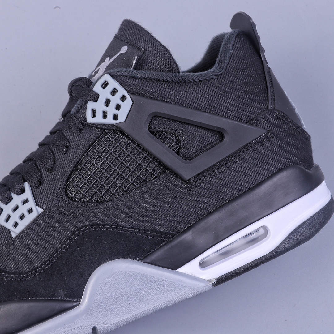 320 神版Air Jordan 4 Retro ”Black Canvas” 黑帆布 DH7138-006