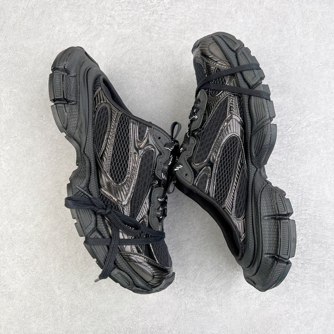 图片[3]-💰350 ＃VG零售版 BALENCIAGA 3XL Sneakers 巴黎世家十代网布系带低帮走秀复古老爹鞋 全套原纸板楦头开发 最原汁原味的灵魂版型 全鞋荧光划线卡点 胶水把控整洁度追求极致完美 每一双都是工艺品 多重QC质检 超越公司货的品控标准 实实在在的免检产品 原盒原配 正确字体电绣 粗细、位置、大小正确 侧边TPU 透气孔匹配意产原版 正确分离大底 TPU软底 原版一致大底LOGO 立体感十足 原厂皮料水洗做旧 采购原厂网纱 不含皮革 网布材料和聚氨酯 磨损效果 鞋头边缘和后帮 Balenciaga 徽标 鞋面和后跟凸印尺码 鞋舌 3XL 橡胶品牌标识和反光细节 鞋帮拉袢和鞋舌拉祥 配反光细节 备用鞋带在鞋履前侧 可在穿着前取下 便于不同造型搭配 正常尺码 尺码：35 36 37 38 39 40 41 42 43 44 45 46 编码：by4936020-运动鞋