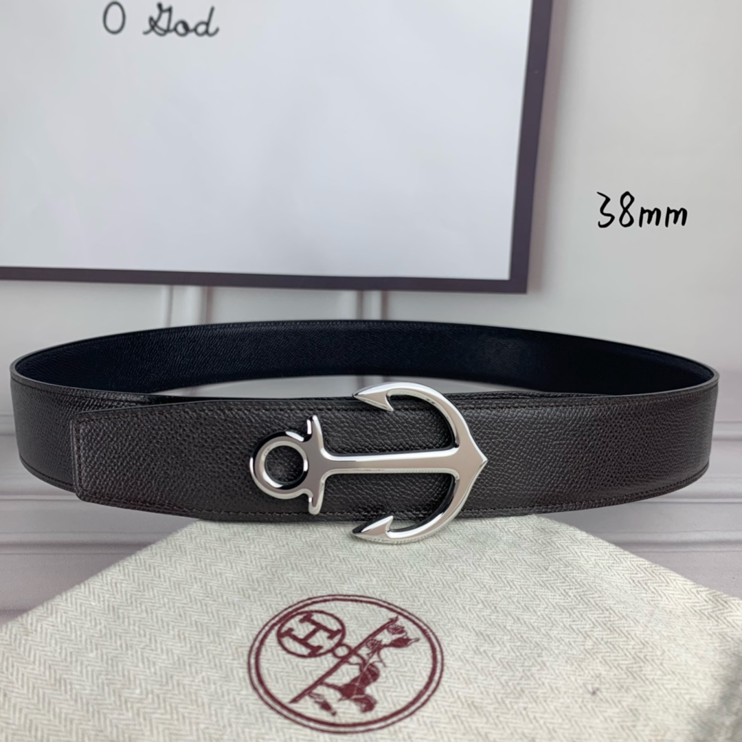 Hermès爱马仕双头尖两面手掌纹原
