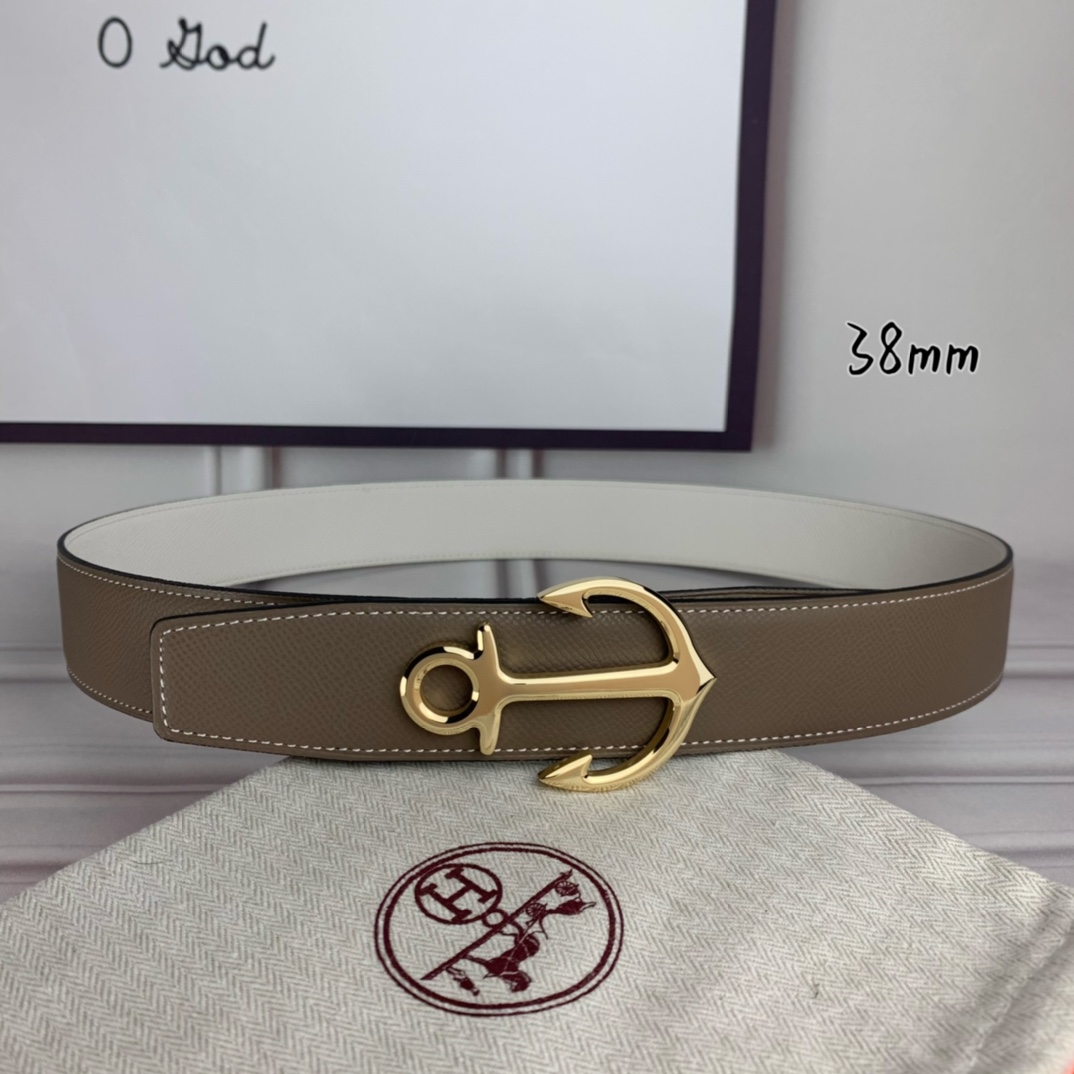 Hermès爱马仕双头尖两面手掌纹原