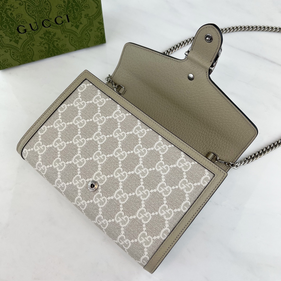 구찌 GG 슈프림 캔버스 디오니소스 체인 지갑 상세 이미지 5