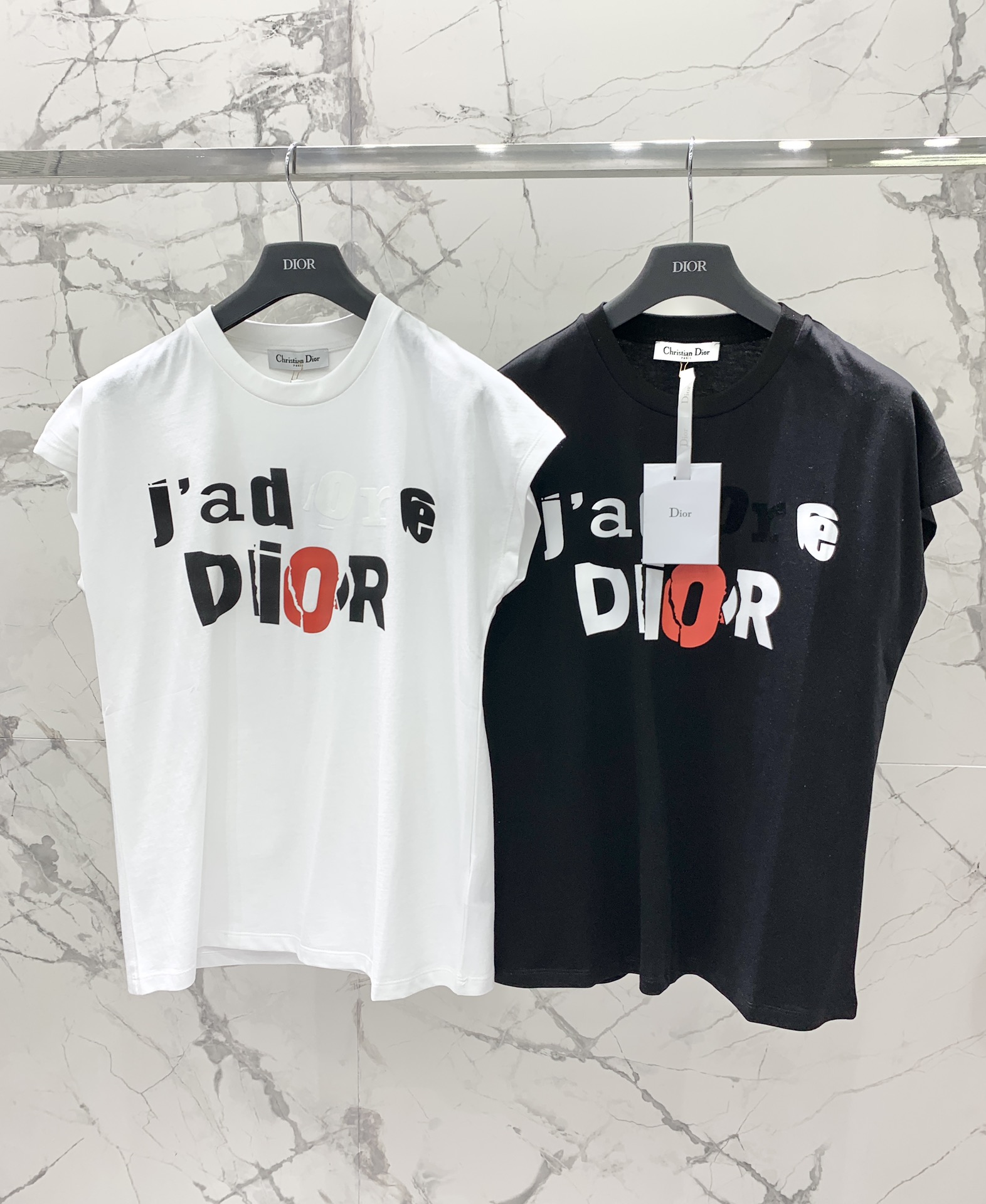 Dior Clothing T-Shirt Doodle Printing