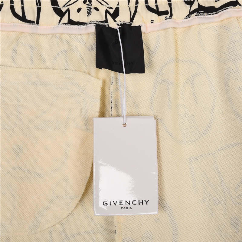 Givenchy/纪梵希23ss 搞怪涂鸦印花短裤