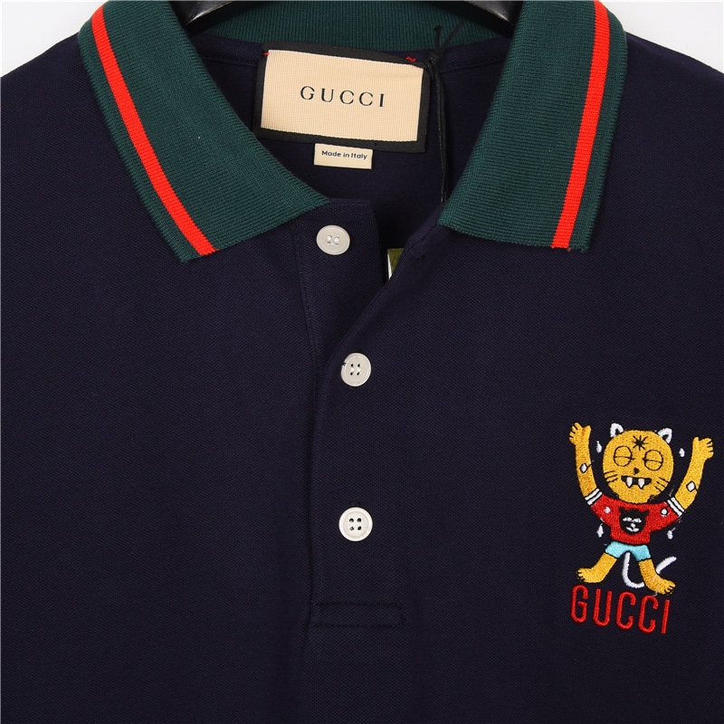 200 Gucci/古驰 22ss 卡通刺绣Polo衫