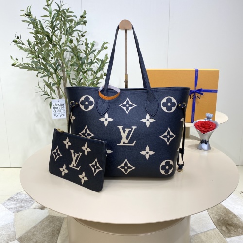 Louis Vuitton Neverfull Tote Bag M58907 Black with Silk Print,32*29*17cm 1 Louis Vuitton Neverfull Tote Bag M58907 Black with Silk Print,32*29*17cm