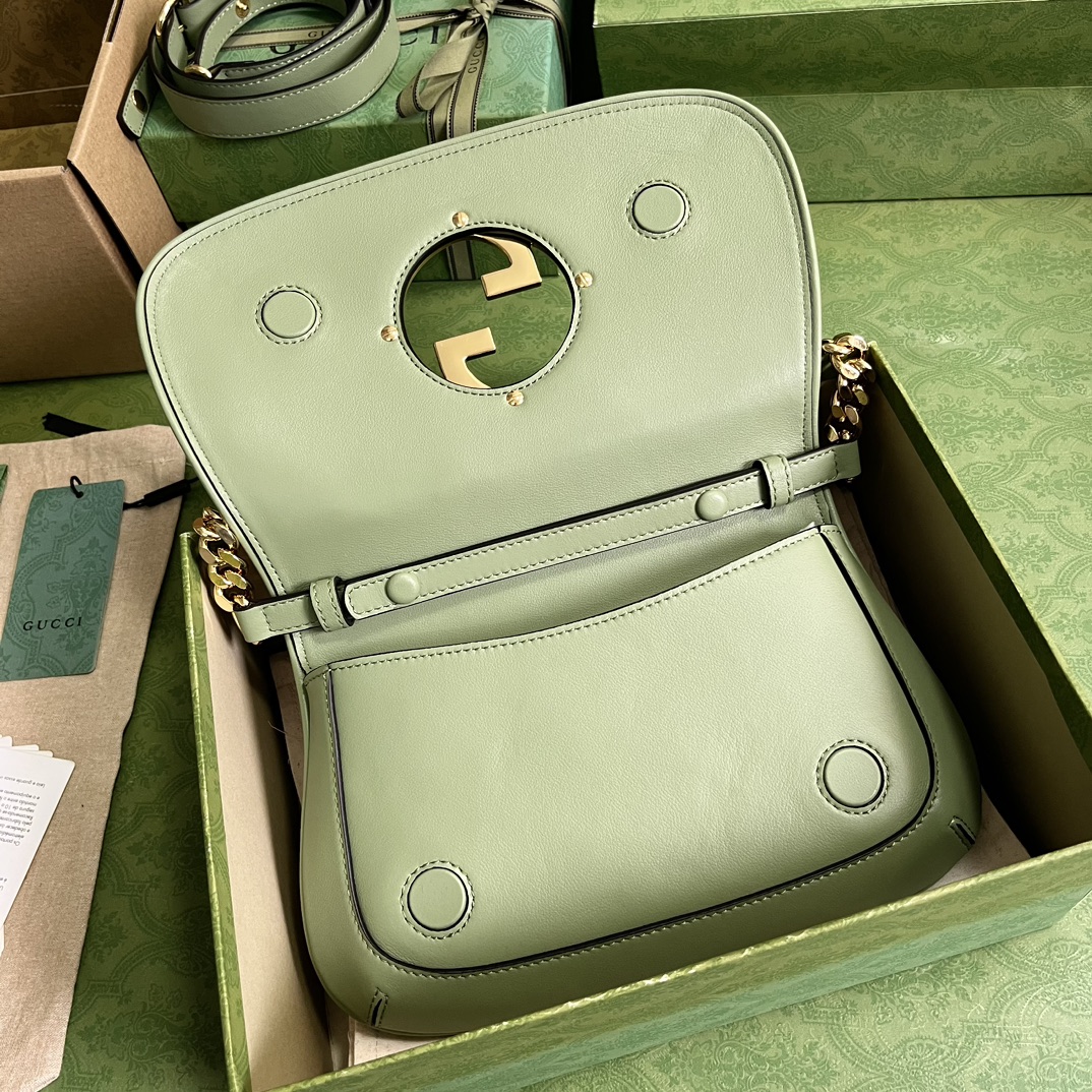 配全套原厂绿盒包装腋下包背法细节图搭
