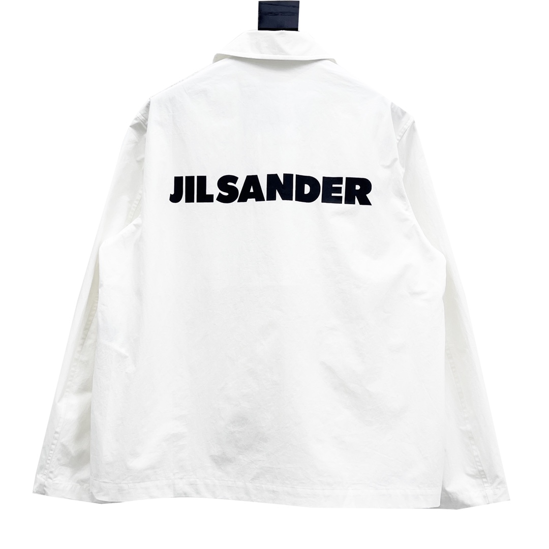 310 JIL SANDER JS 23SS 后背印花衬衫外套