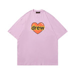 Drew House Clothing T-Shirt Purple Printing Short Sleeve