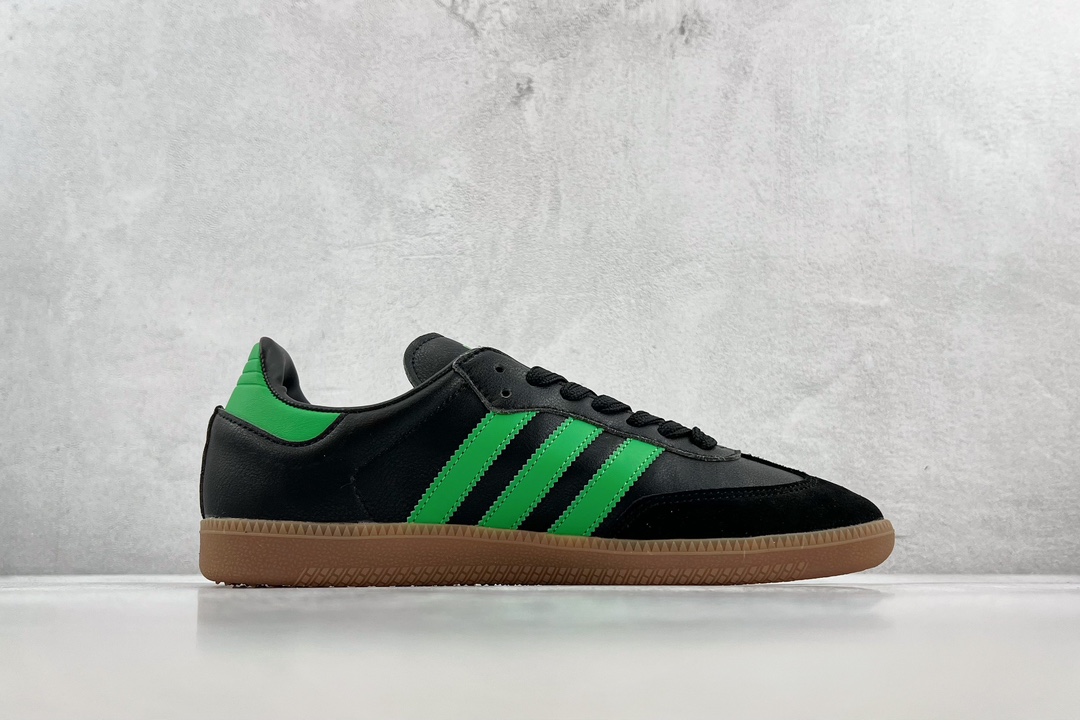 Football giants series Austin adidas originals Samba black green HQ7035