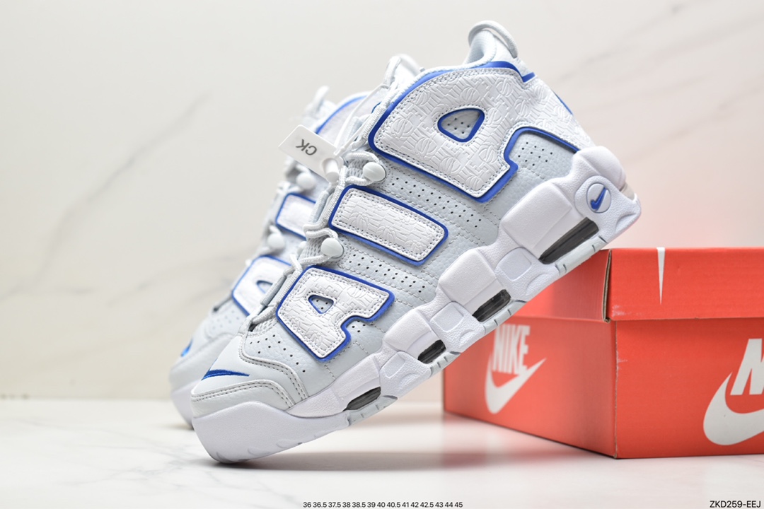 270 Nike Air More Uptempo皮蓬全掌气垫篮球鞋 FD0669-100