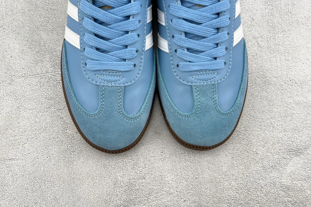 150 足球豪门系列 阿根廷adidas originals Samba 蓝白 HQ7037