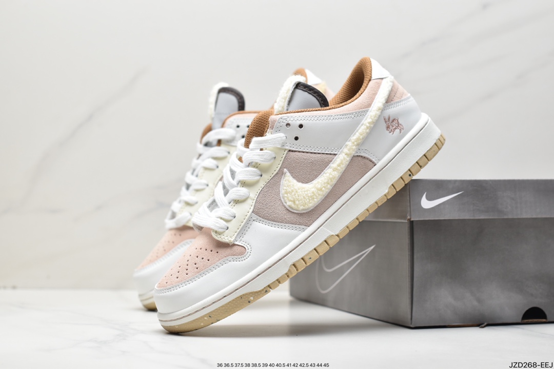 140 Nike SB Dunk Low”Year of the Rabbit”扣篮系列低帮板鞋“浅棕米白穗兔”FD4203-211