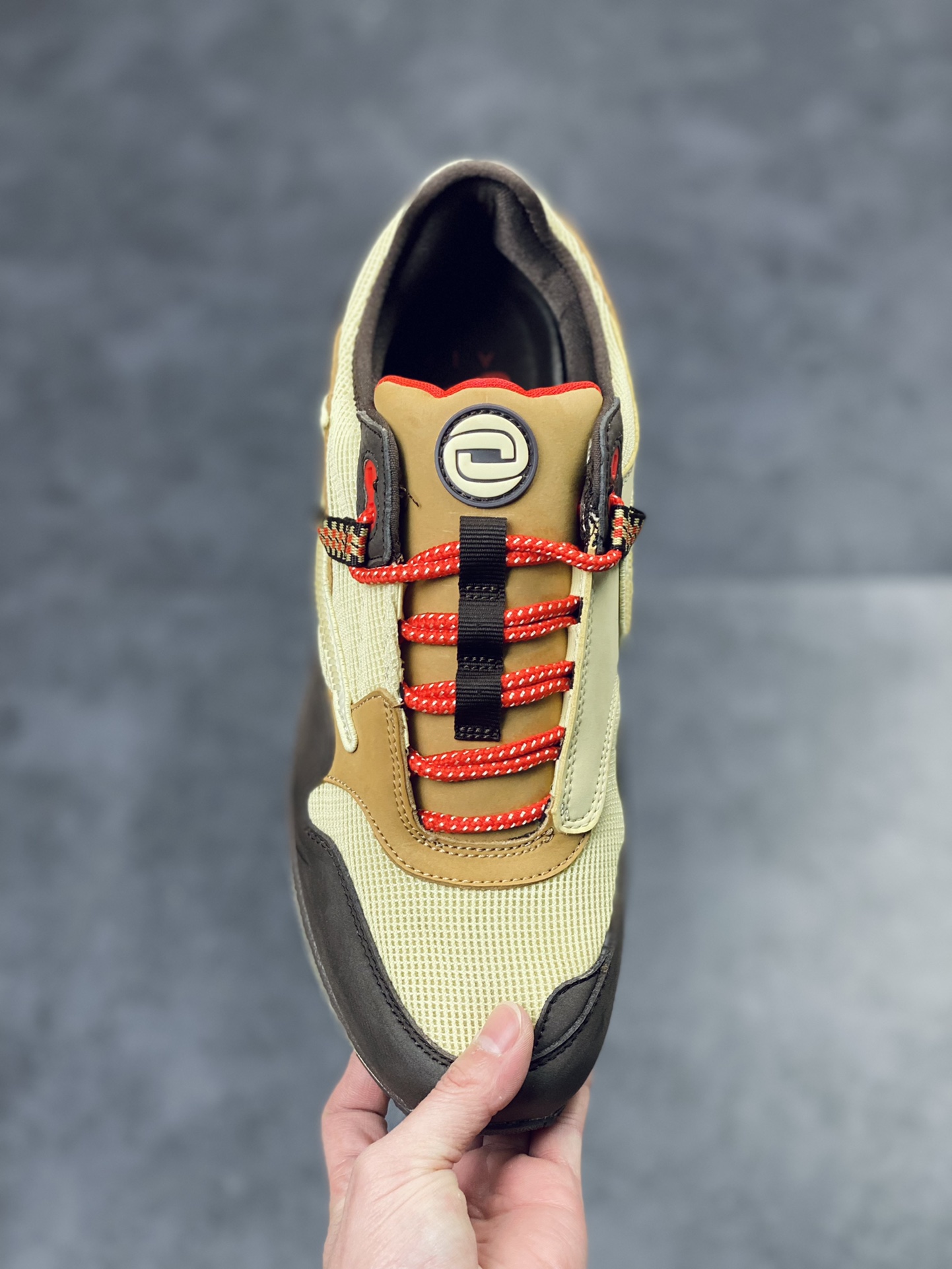 220 Travis Scoot x Nike Air Max 1 卡其棕倒钩 DO9392-200