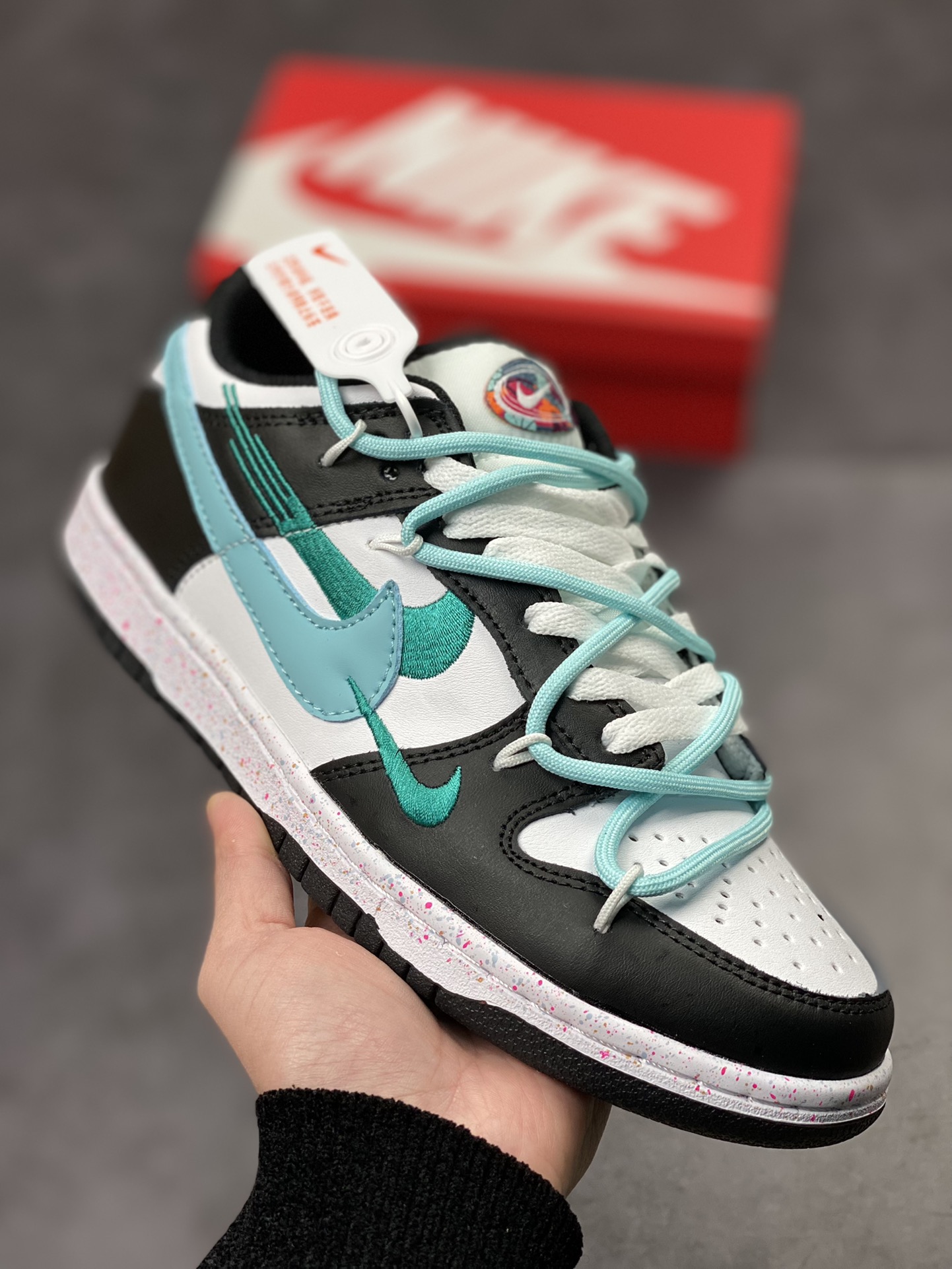 240 NIKE SB Dunk Low 湖水蓝绑带 FD4626-131-15