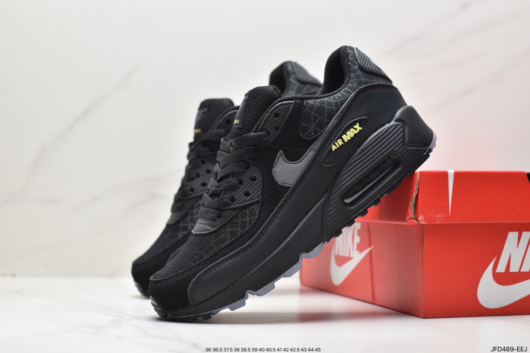 170 耐克Nike Air Max 90 经典复古小气垫缓震跑鞋 DC3892-001