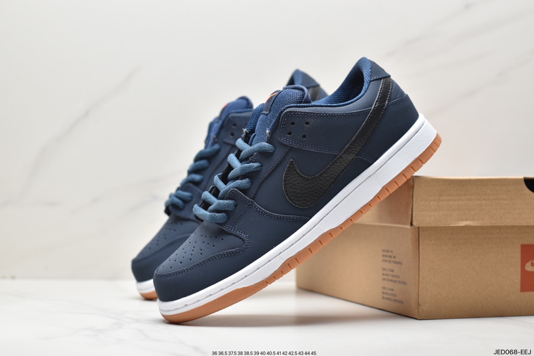 150 Nike SB Dunk Low Pro 黑蓝生胶 扣篮系列复古低帮休闲运动滑板板鞋CW7463-401