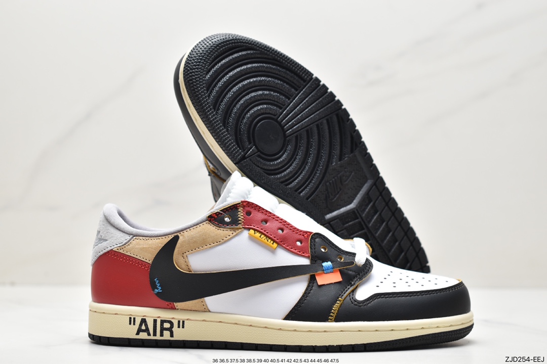 240 Air Jordan 1 Retro High OG 倒勾 黑白红 反向脚趾 CZ0790-107