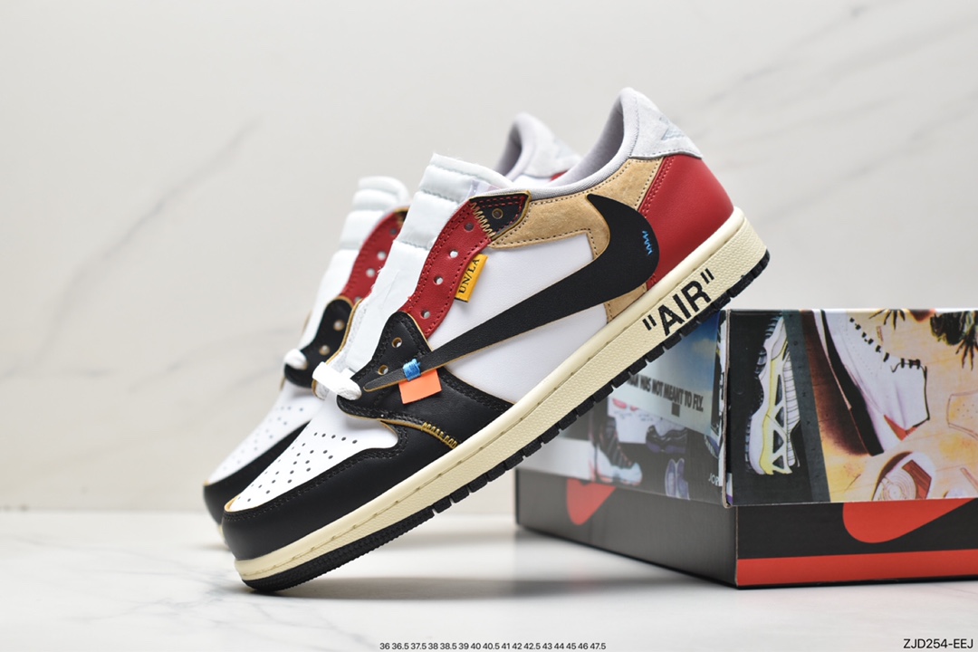240 Air Jordan 1 Retro High OG 倒勾 黑白红 反向脚趾 CZ0790-107