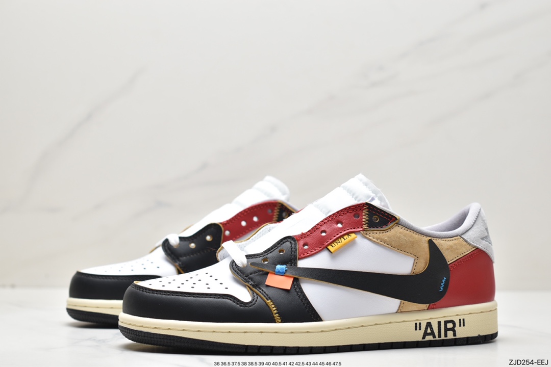 240 Air Jordan 1 Retro High OG 倒勾 黑白红 反向脚趾 CZ0790-107