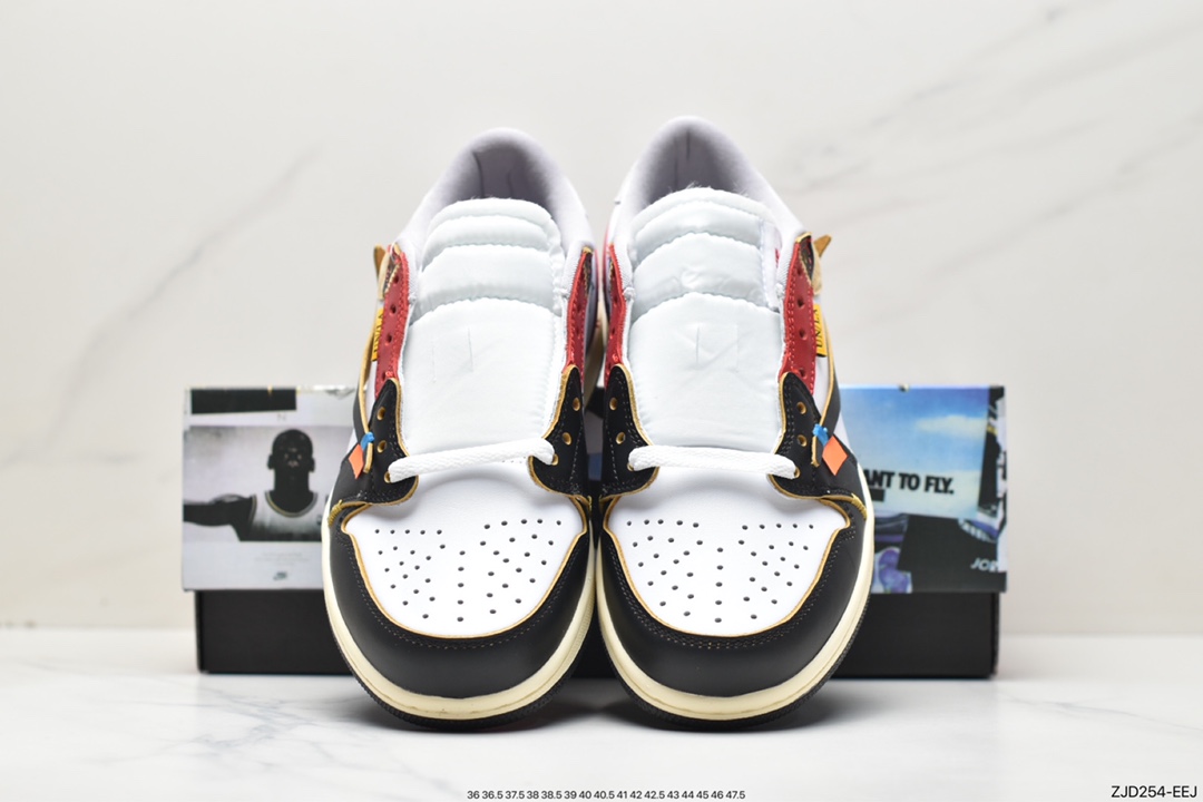 240 Air Jordan 1 Retro High OG 倒勾 黑白红 反向脚趾 CZ0790-107