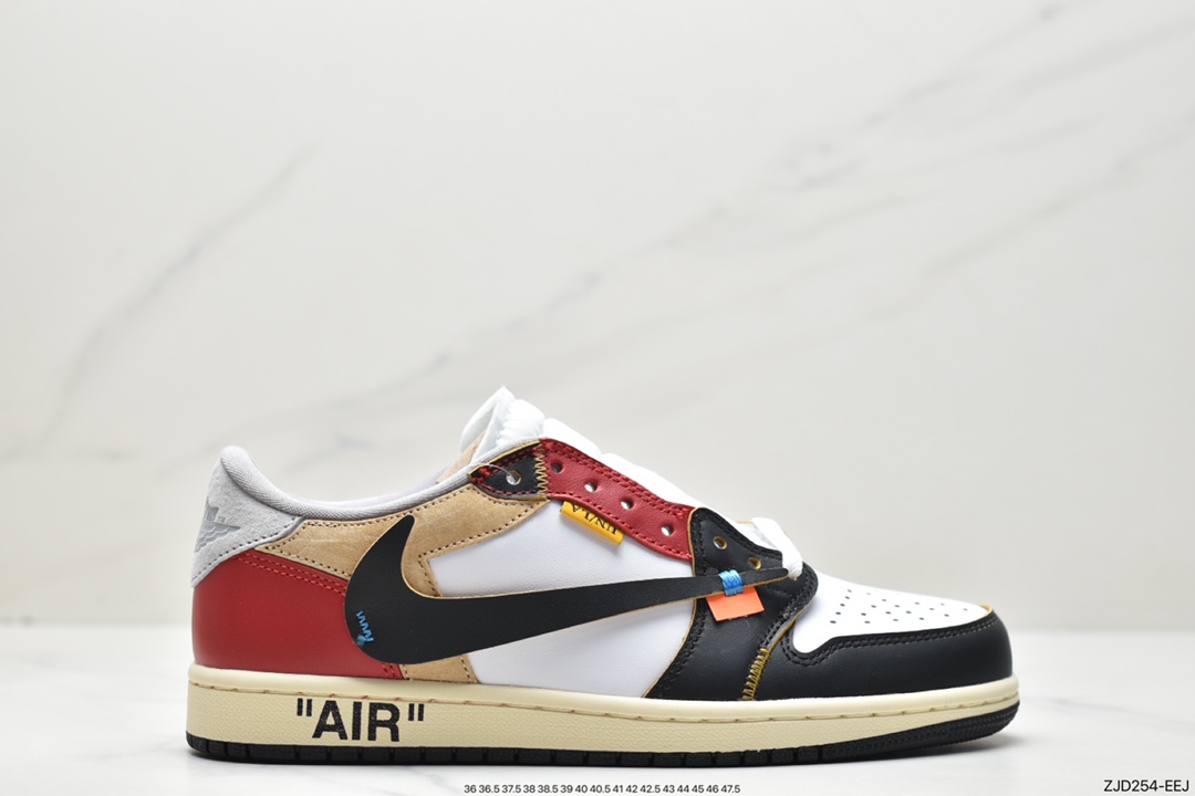 240 Air Jordan 1 Retro High OG 倒勾 黑白红 反向脚趾 CZ0790-107