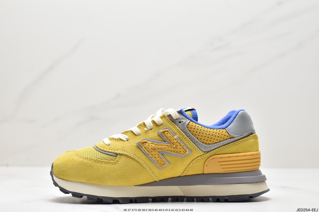 New Balance U574LGB1 yellow low-top retro casual sports jogging shoes