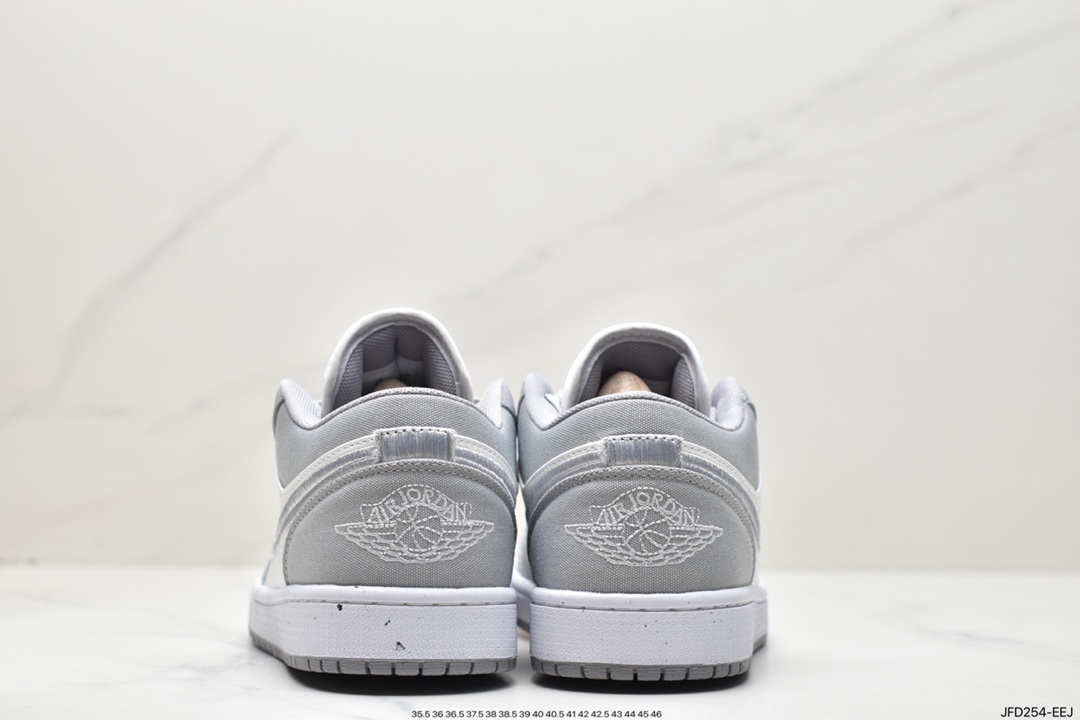 170 Air Jordan 1 Low 白灰刺绣 AJ1乔1低帮休闲板鞋DV0426-012