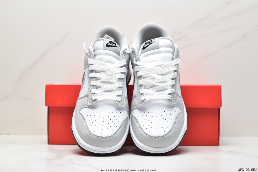 170 Nike Dunk Low 耐克 SB 低帮 喷漆双勾白色 FD0661-100
