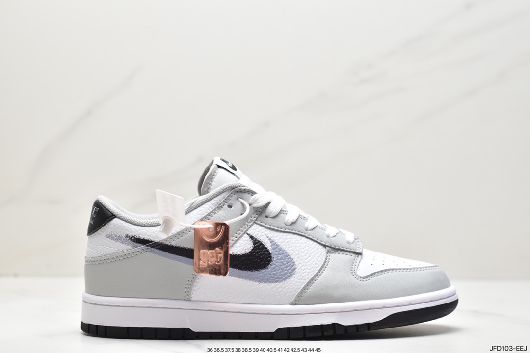 170 Nike Dunk Low 耐克 SB 低帮 喷漆双勾白色 FD0661-100