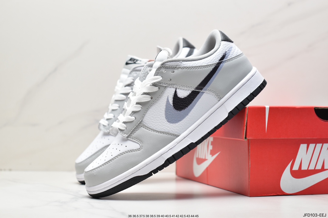170 Nike Dunk Low 耐克 SB 低帮 喷漆双勾白色 FD0661-100