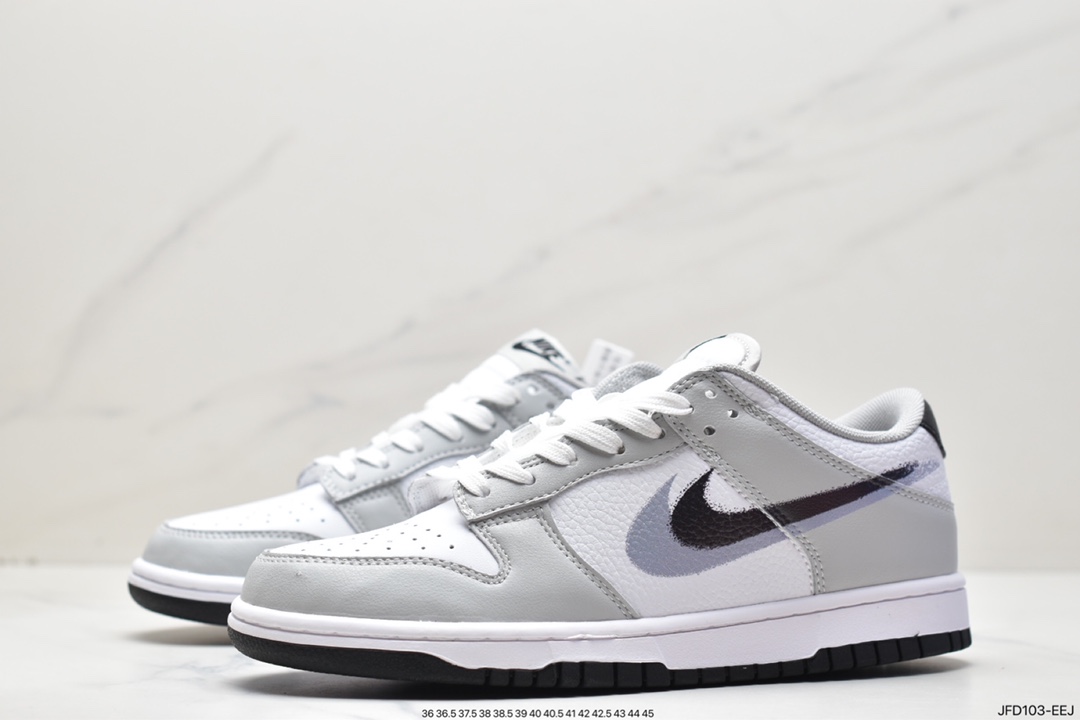 170 Nike Dunk Low 耐克 SB 低帮 喷漆双勾白色 FD0661-100