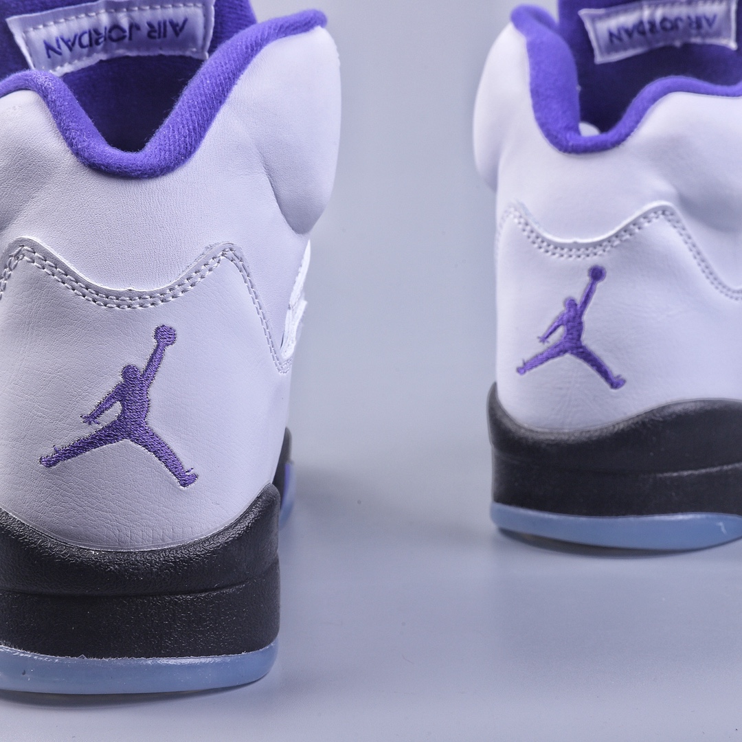 Air Jordan AJ5 Retro White Purple DD0587-141