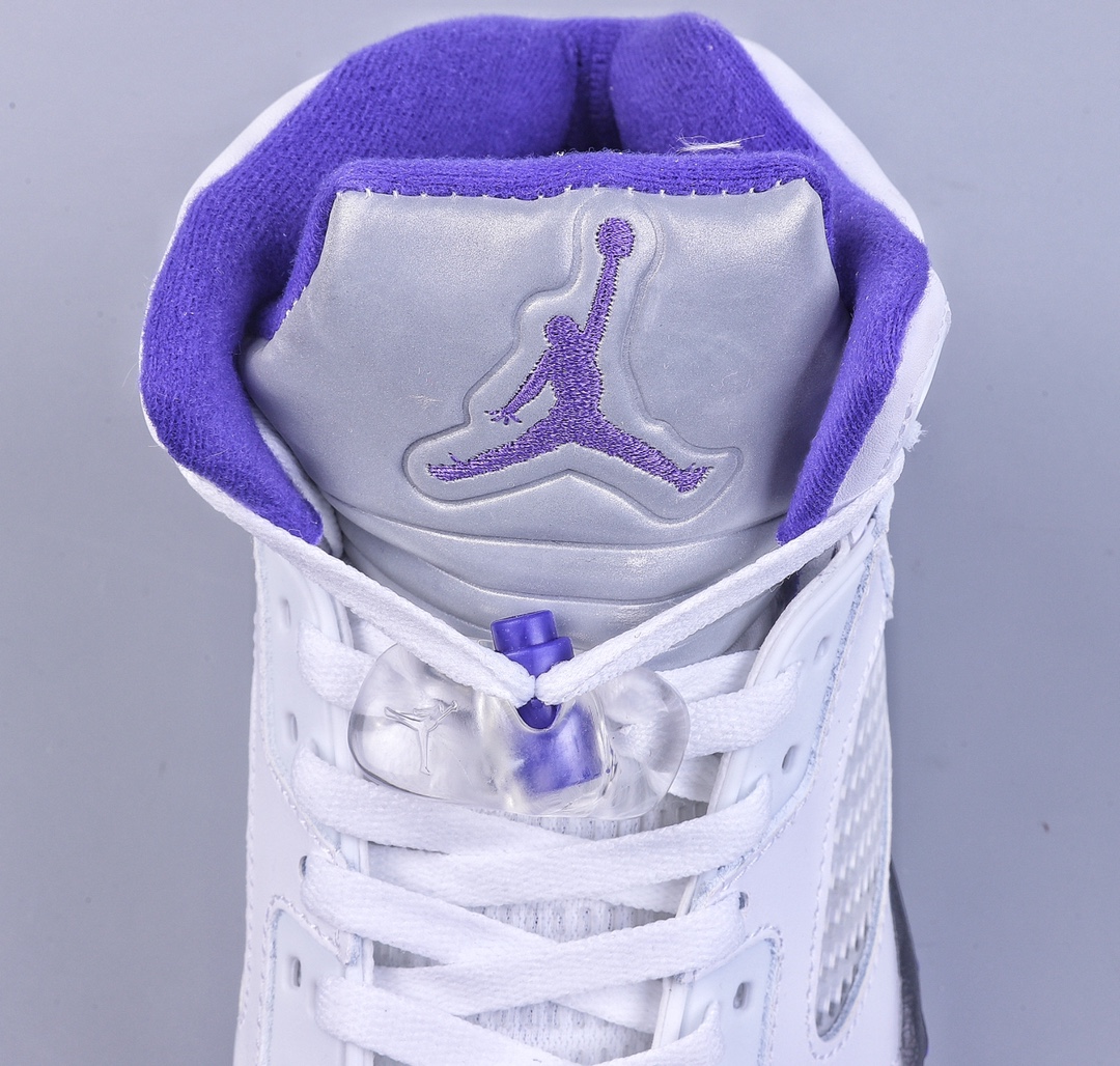 Air Jordan AJ5 Retro White Purple DD0587-141