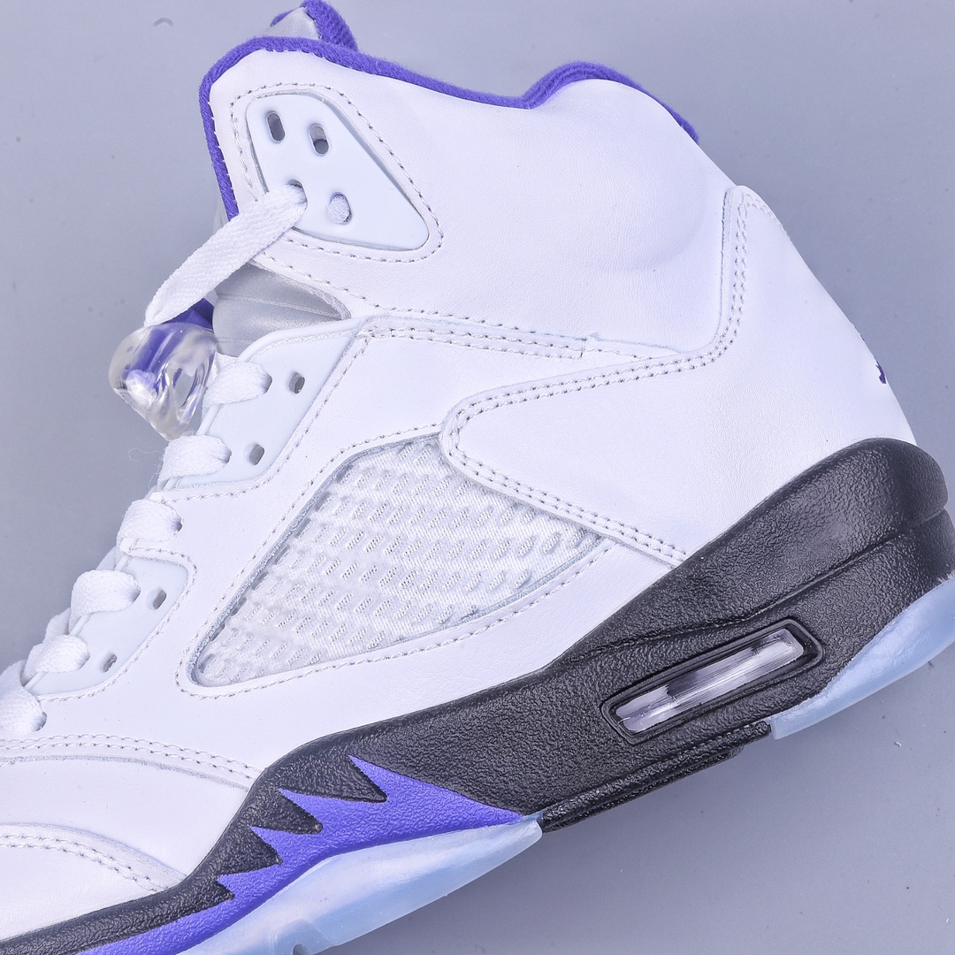 Air Jordan AJ5 Retro White Purple DD0587-141