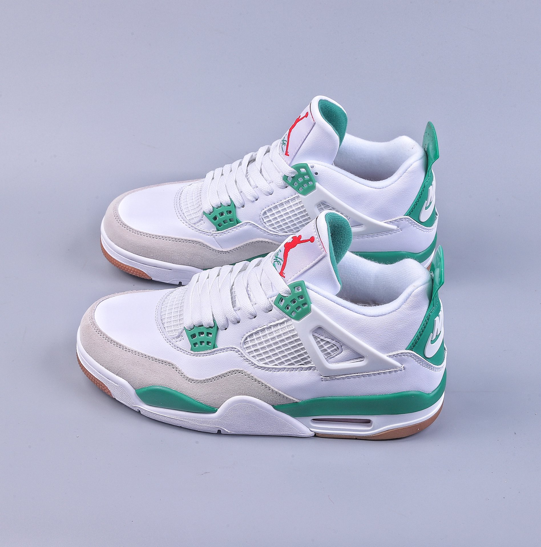 Enhanced cost performance Nk SB x Air Jordan 4 ”Pine Green” AJ4 Joe 4 joint white and green DR5415-103