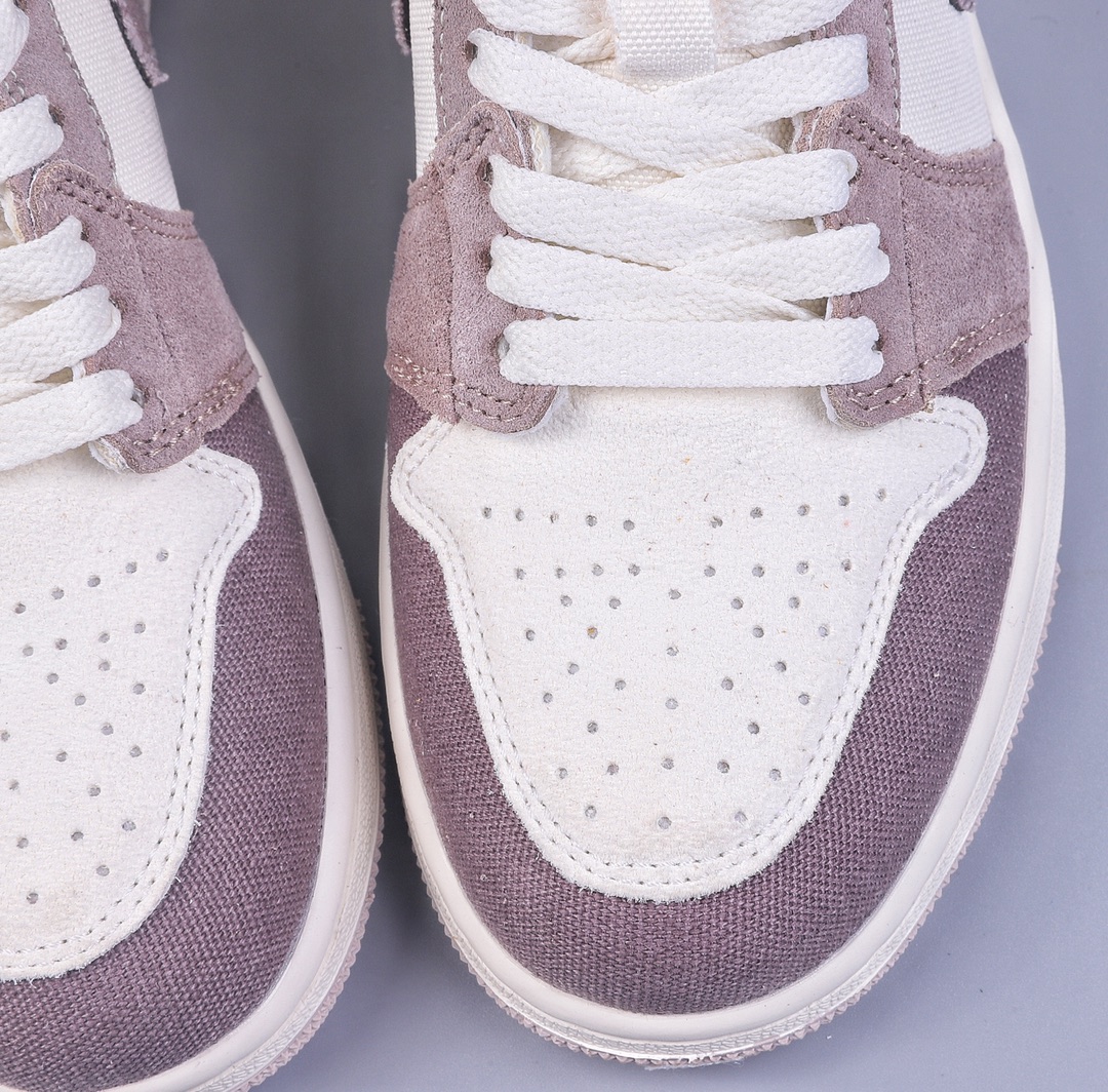 240 Air Jordan AJ1 Mid 中帮 解构白棕 DM9652-102
