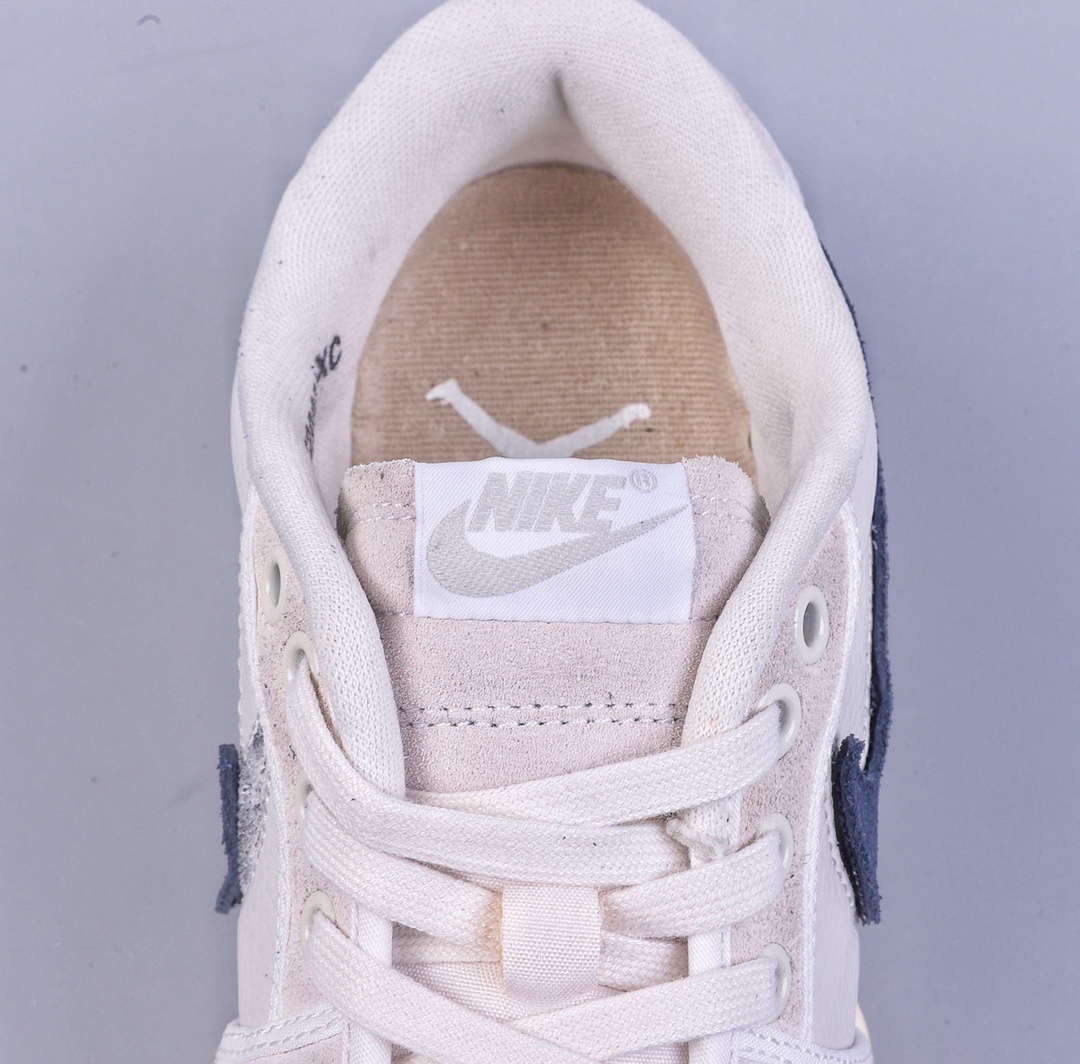 320 纯原 Uion LA x Air Jordan AJ1 KO Low 低帮复古篮球鞋 联名白灰 DZ4864-100