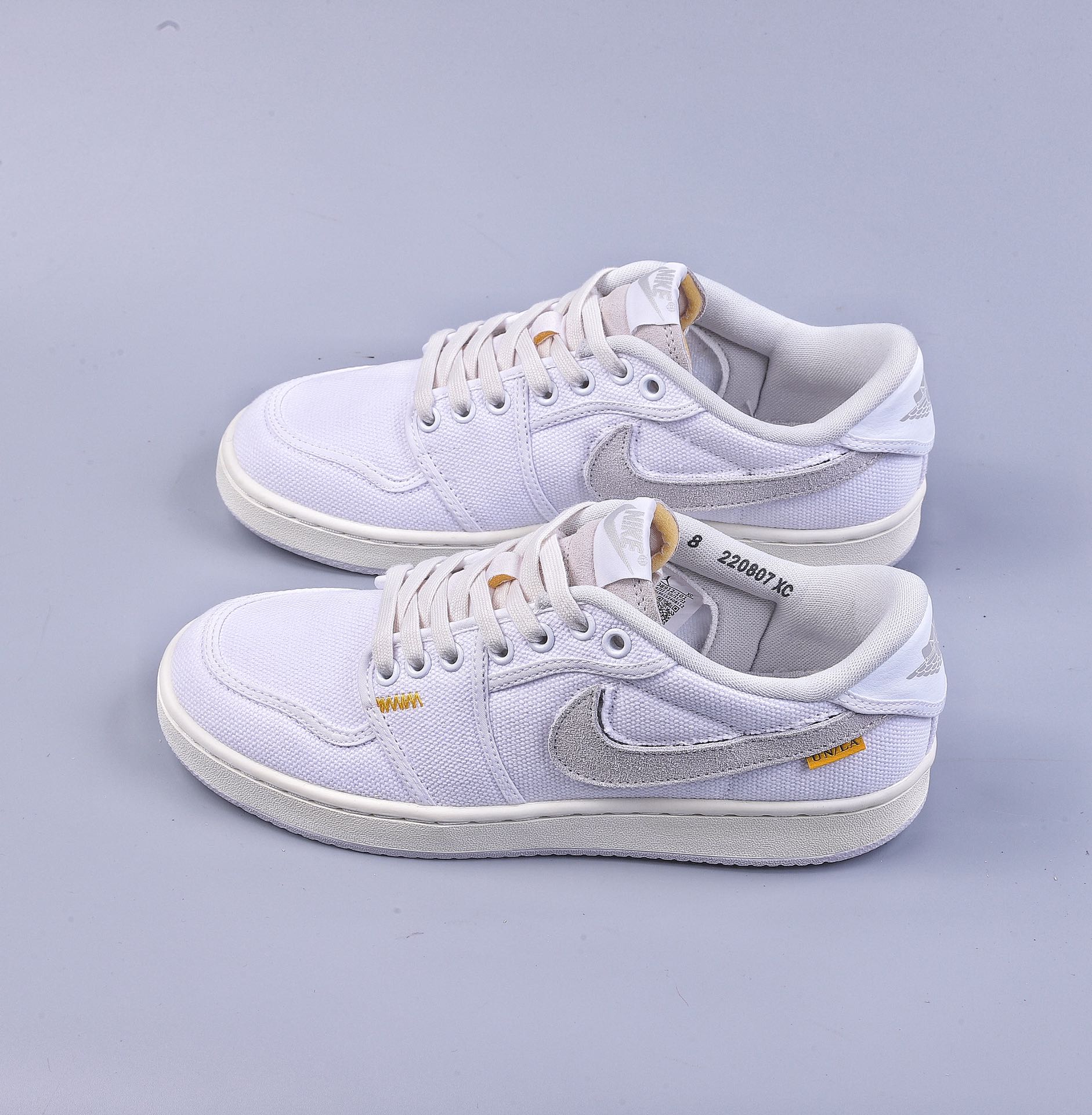 320 纯原 Uion LA x Air Jordan AJ1 KO Low 低帮复古篮球鞋 联名白色帆布 DO8912-101