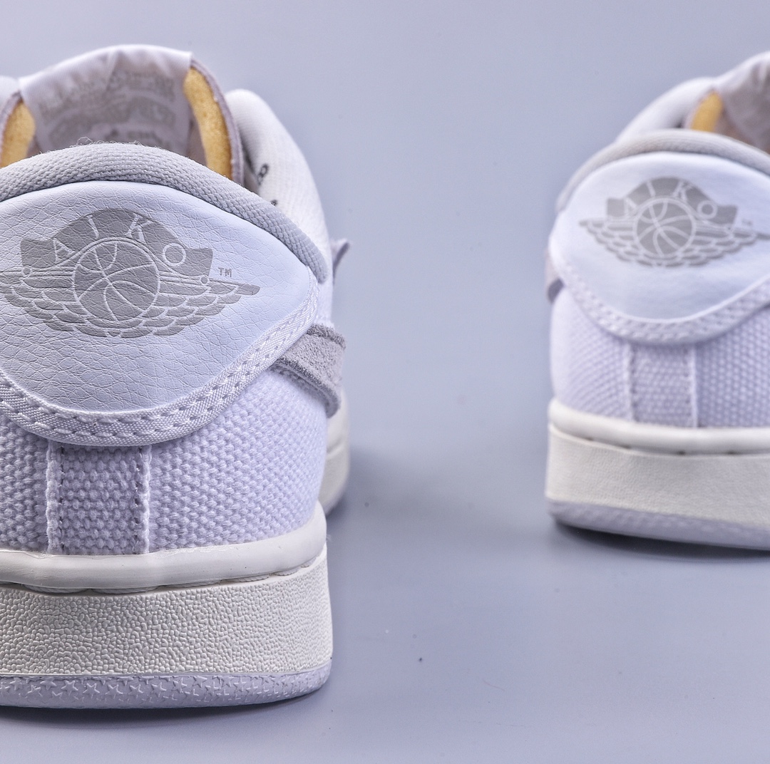 320 纯原 Uion LA x Air Jordan AJ1 KO Low 低帮复古篮球鞋 联名白色帆布 DO8912-101