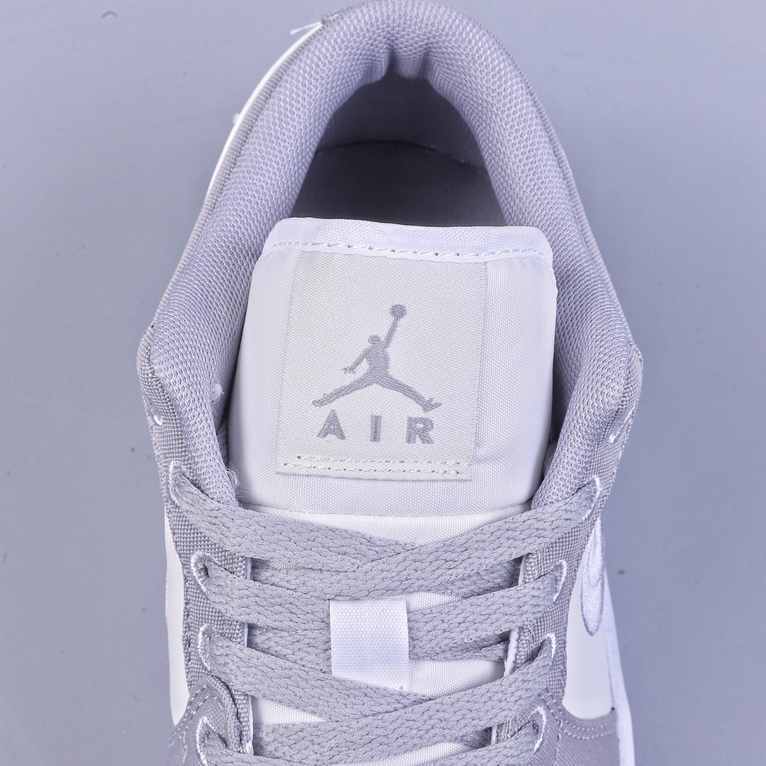 200 Air Jordan 1 Low ”Light Steel Grey” AJ1 乔1白灰色 低帮文化篮球鞋  DV0426-012
