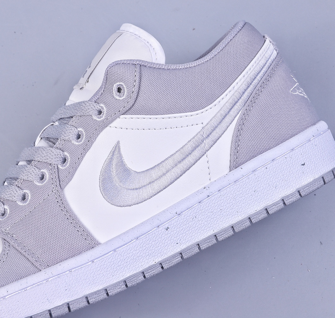 200 Air Jordan 1 Low ”Light Steel Grey” AJ1 乔1白灰色 低帮文化篮球鞋  DV0426-012