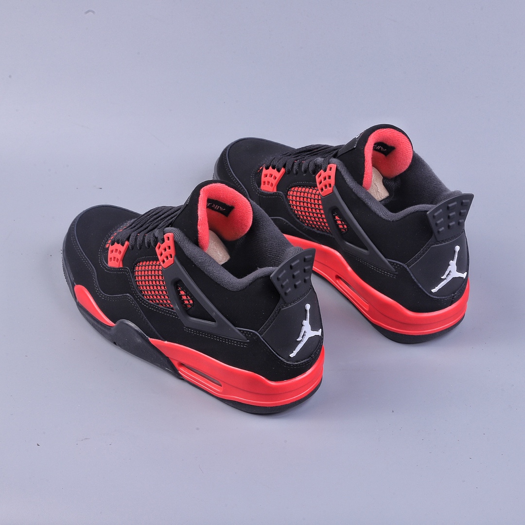 280 BP版Air Jordan AJ4 Retro ”Red Thunder”黑红雷电 CT8527-016